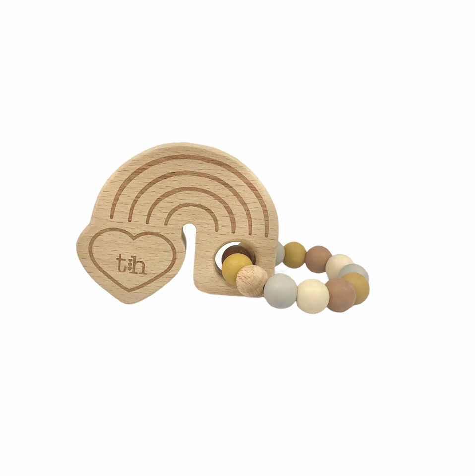 Rainbow Wooden Teether | Navajo