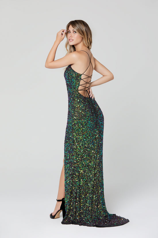 Load image into Gallery viewer, Prom Dress 3290 | Black Multi
