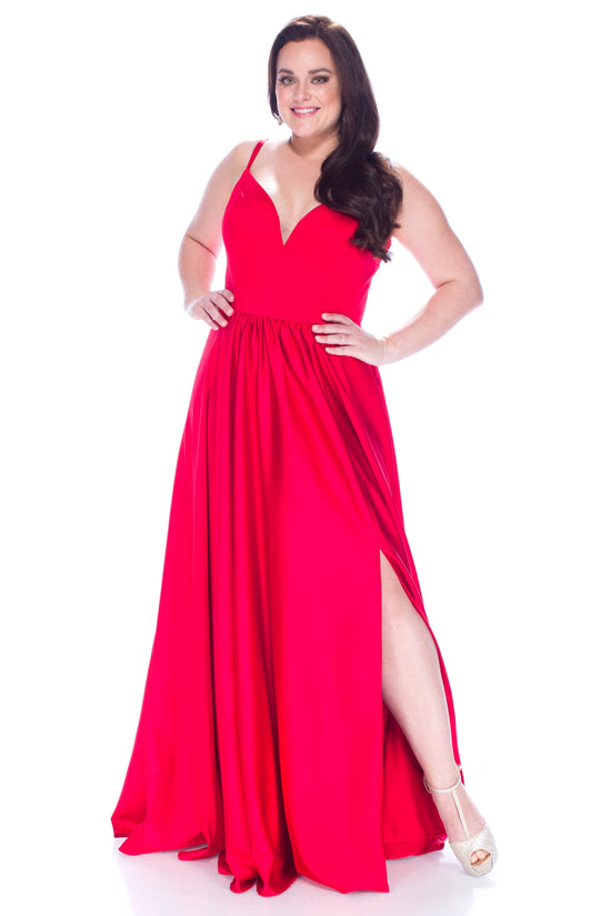 34569P Prom Dress Red