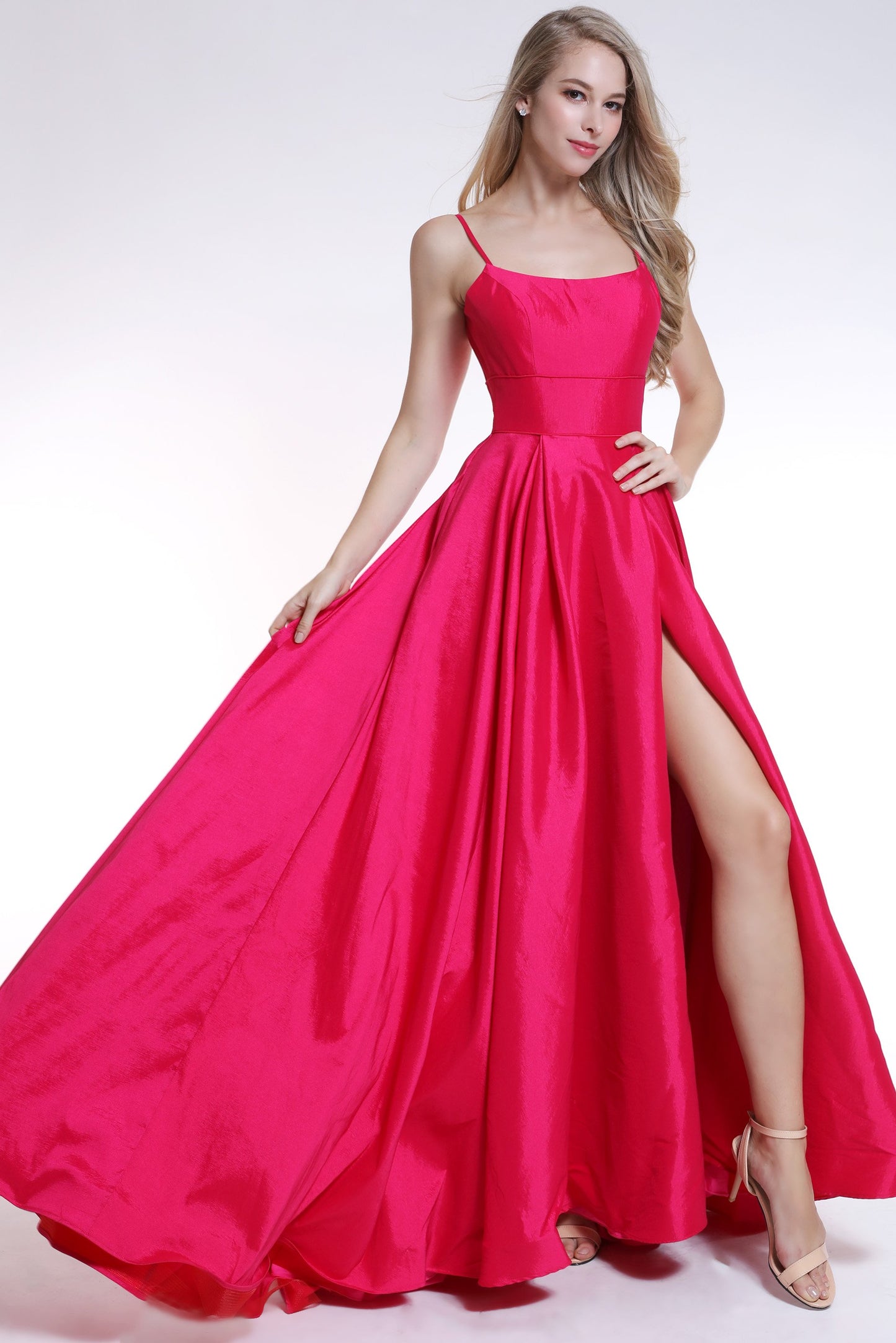 35738P Prom Dress Fuschia