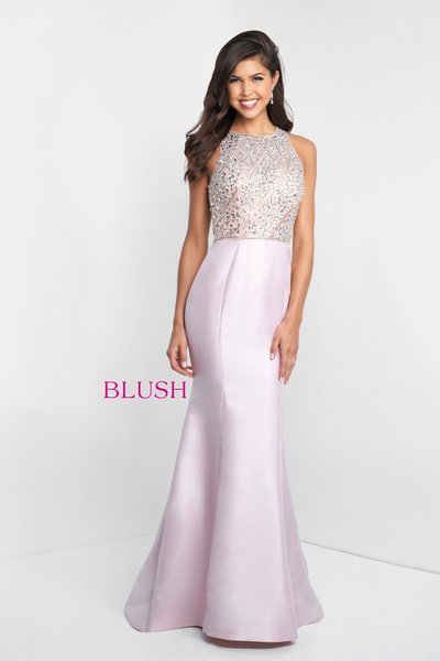 C1012 Prom Dress Blush