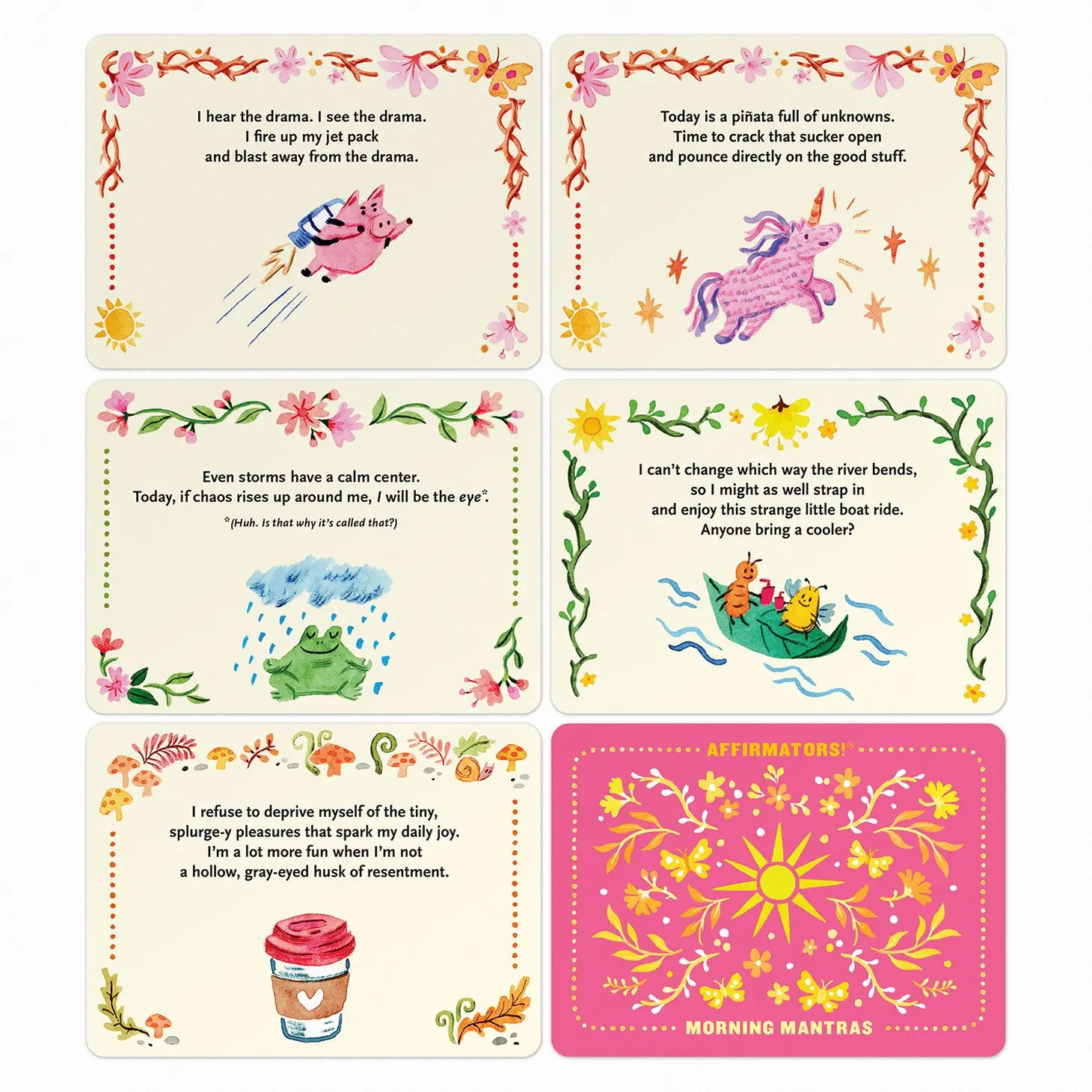Mantras Daily Affirmation Cards | Morning