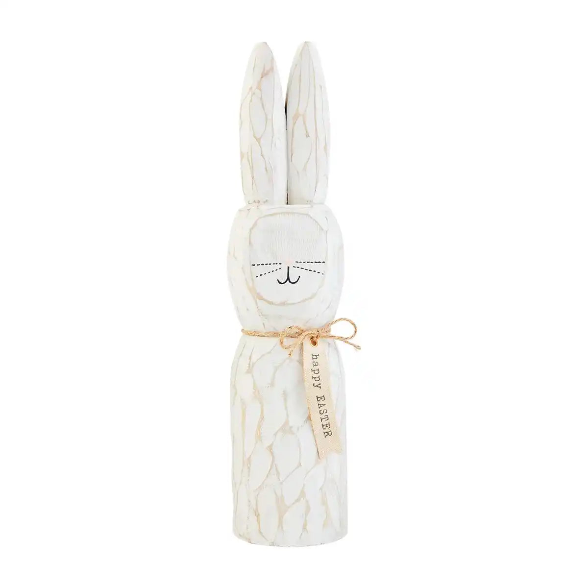 Large Bunny Wood Block Sitter