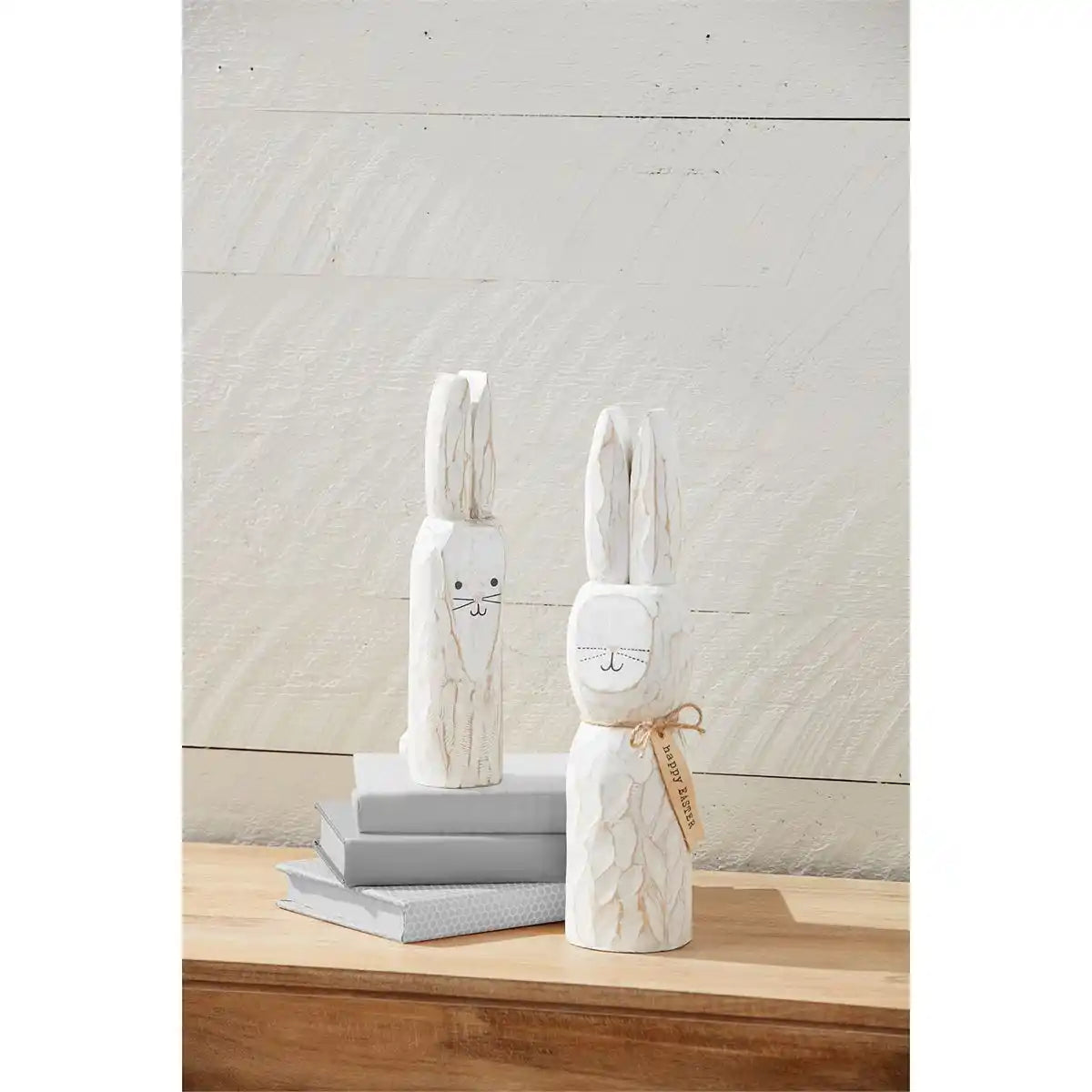 Small Bunny Wood Block Sitter