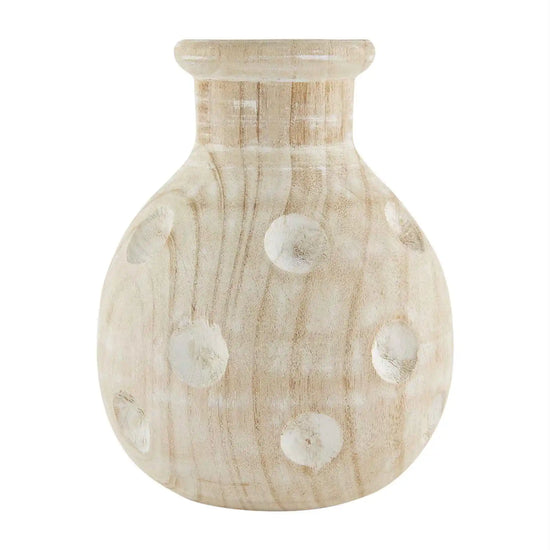 Load image into Gallery viewer, Large Paulownia Dotted Vase
