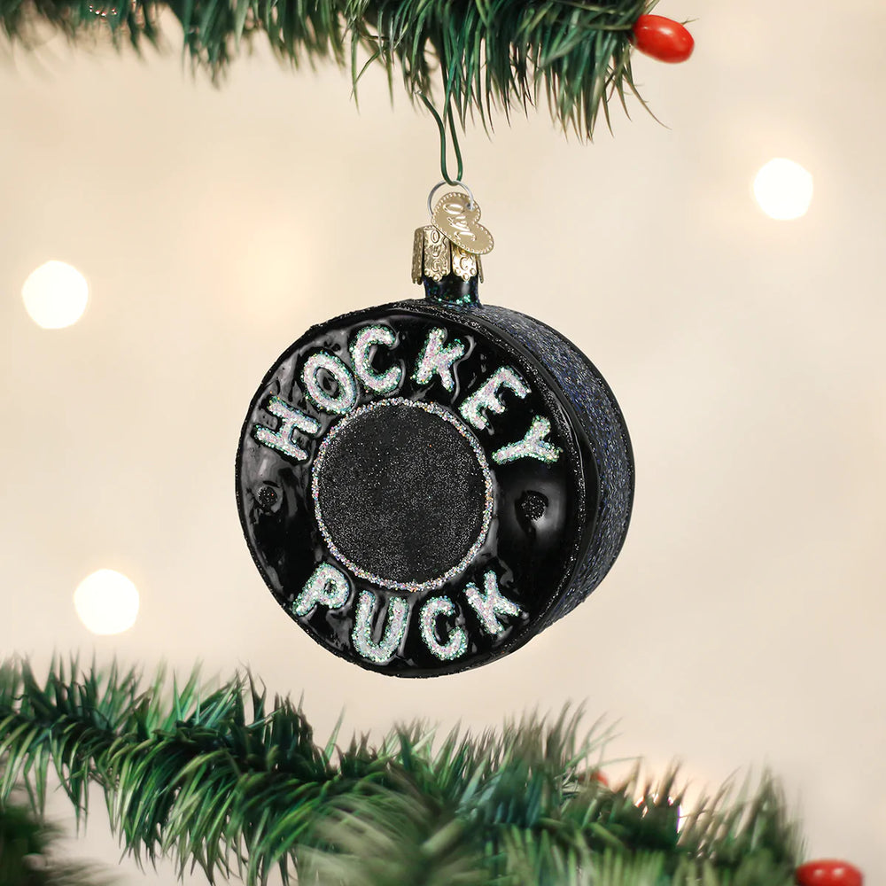 Hockey Puck Ornament