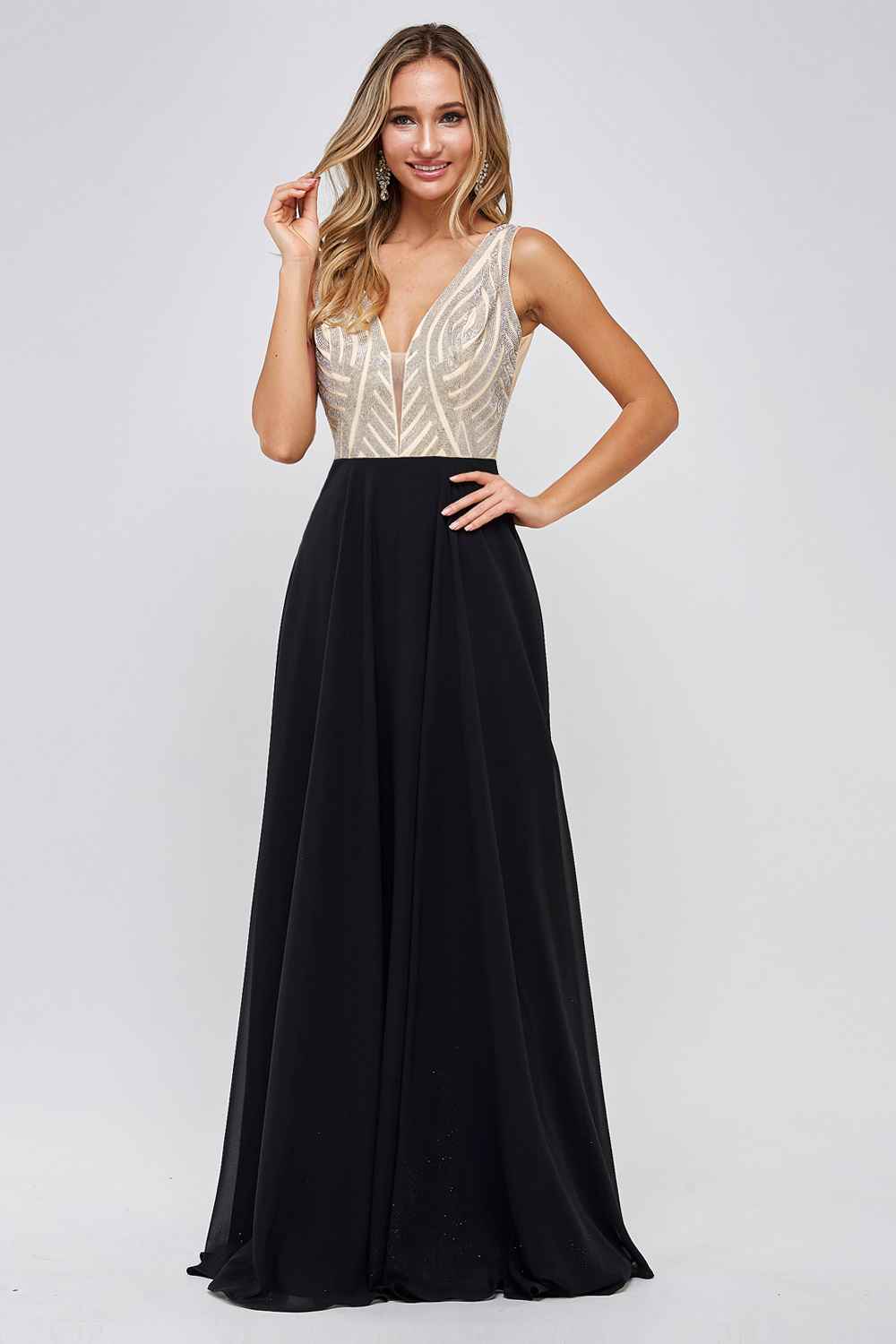 MF2145 Prom Dress Black