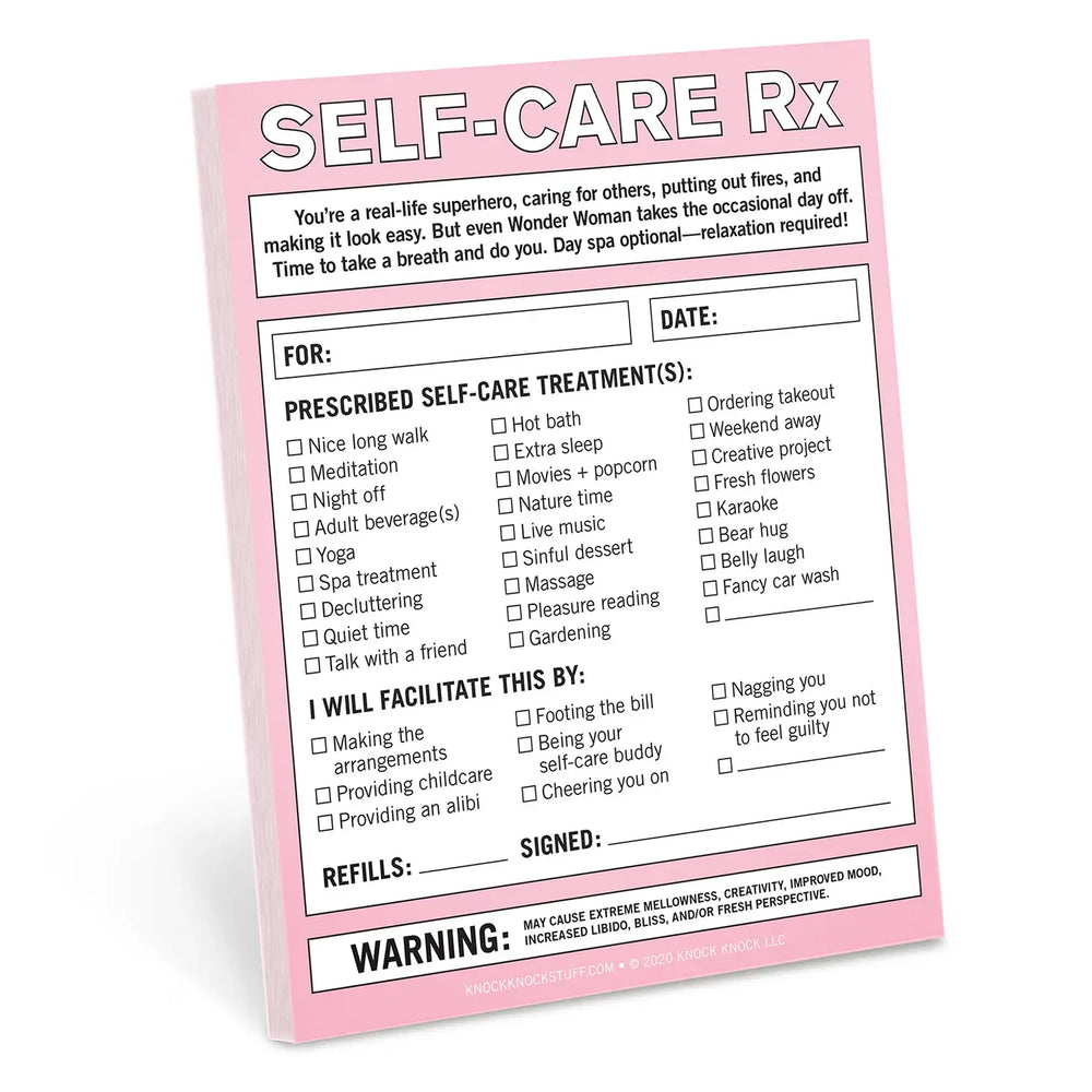 
                      
                        Self-Care RX Nifty Note
                      
                    