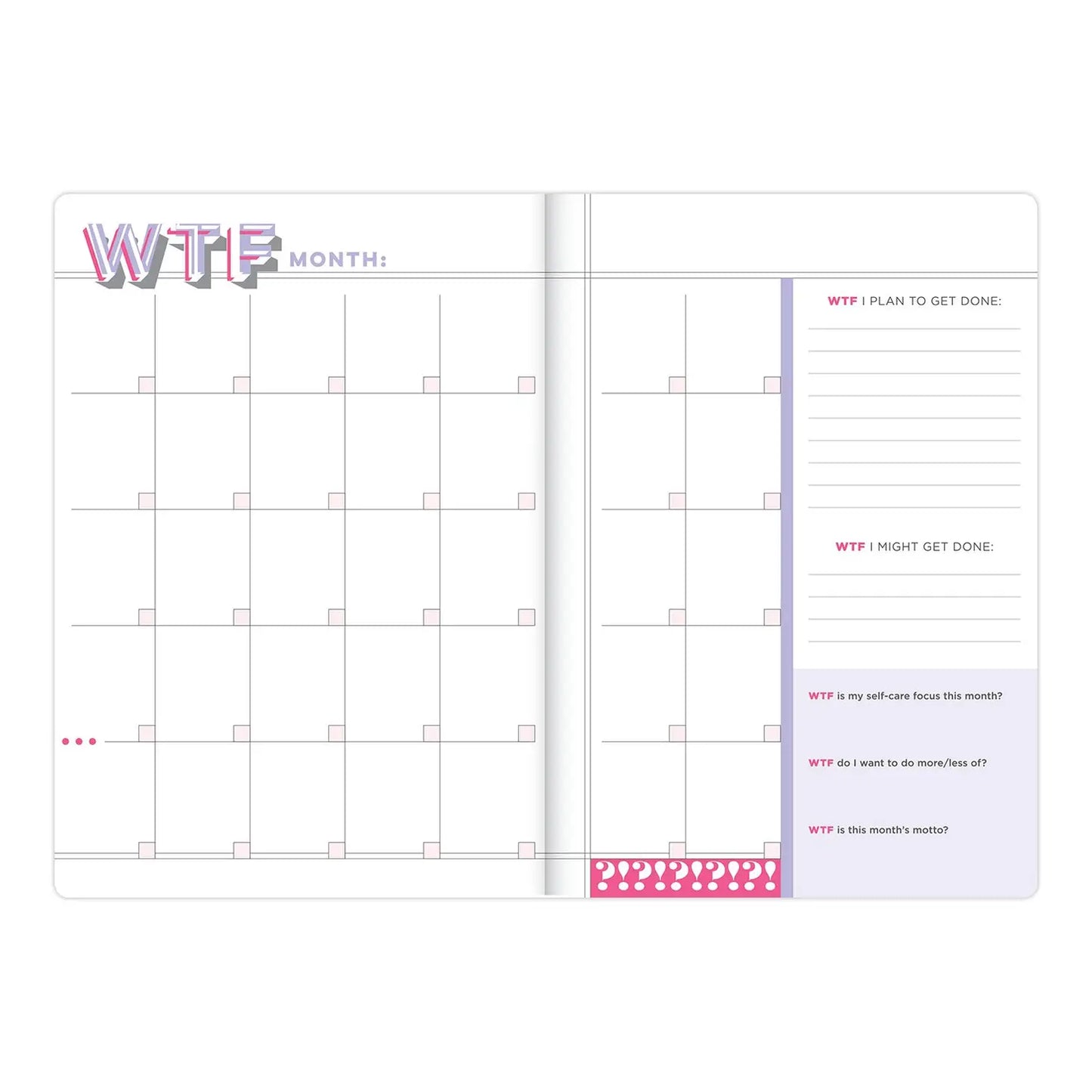 Load image into Gallery viewer, WTF Large Hardcover Planner
