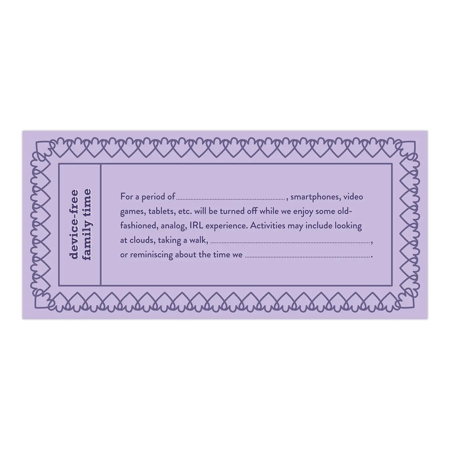 Fill In The Love | Mom Vouchers