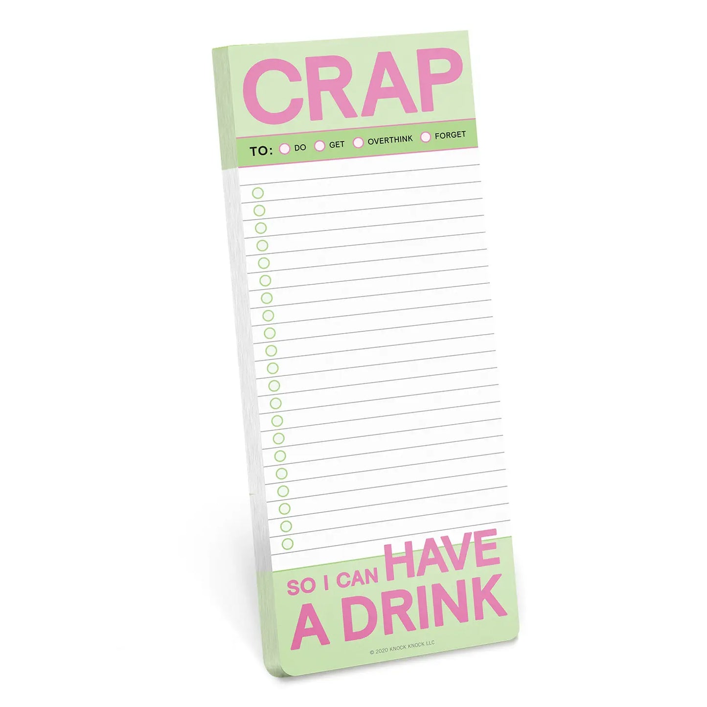 Crap Make-A-List Pad