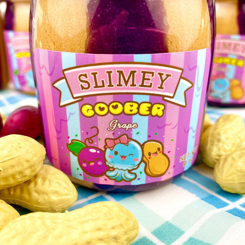 Slimey Goober Grape Cloud Creme Slime