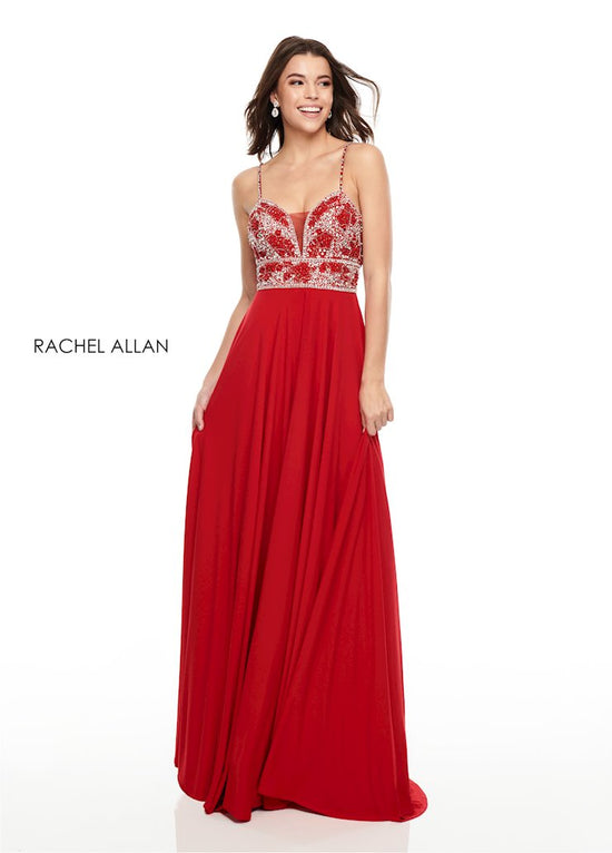 7157 Prom Dress Red