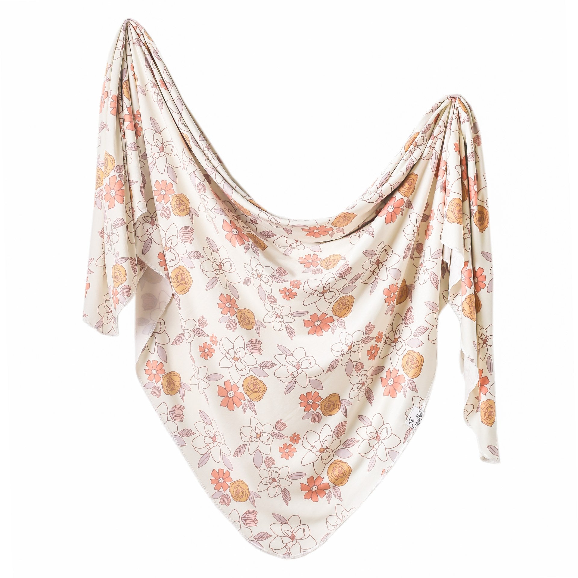 Copper Pearl Knit Swaddle Blanket Single | Ferra