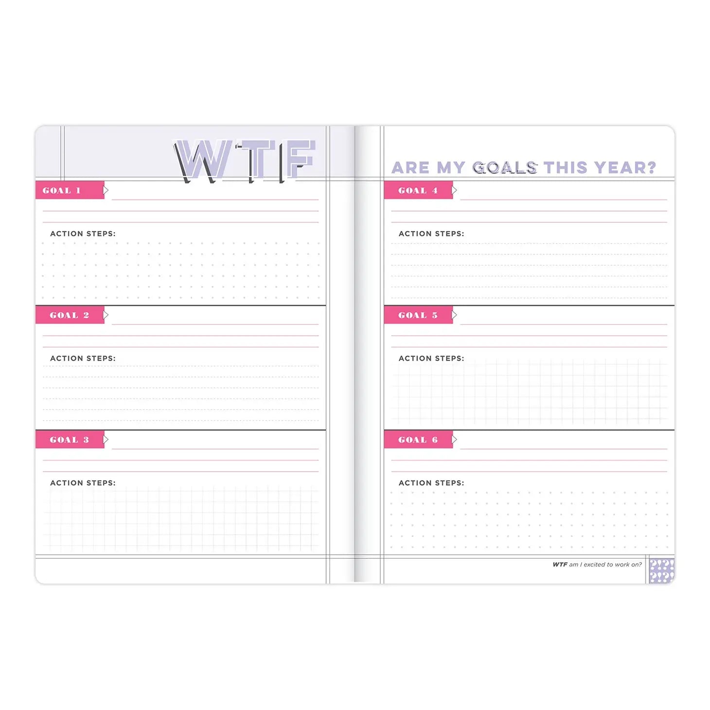 WTF Large Hardcover Planner