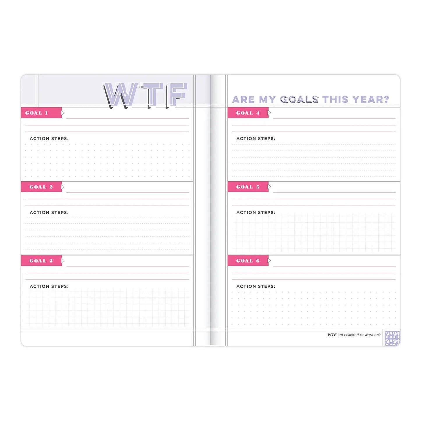 Load image into Gallery viewer, WTF Large Hardcover Planner
