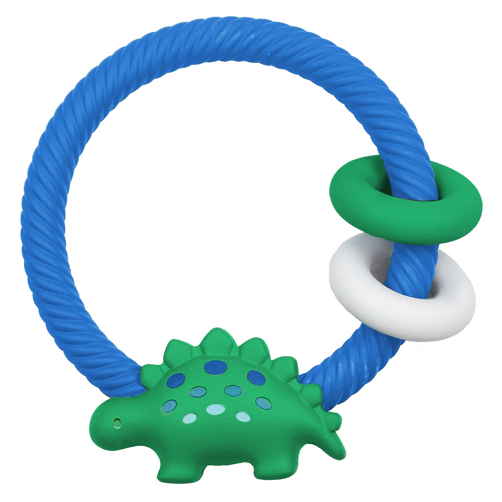 Ritzy Rattle Silicone Teether | Dino