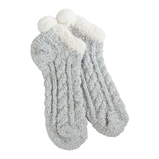 Fuzzy Pom Socks WSCZPOM
