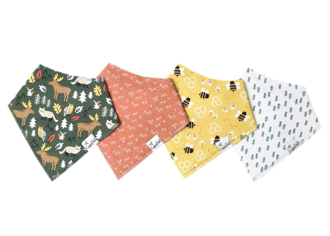 Copper Pearl Bandana Bib Set | Atwood
