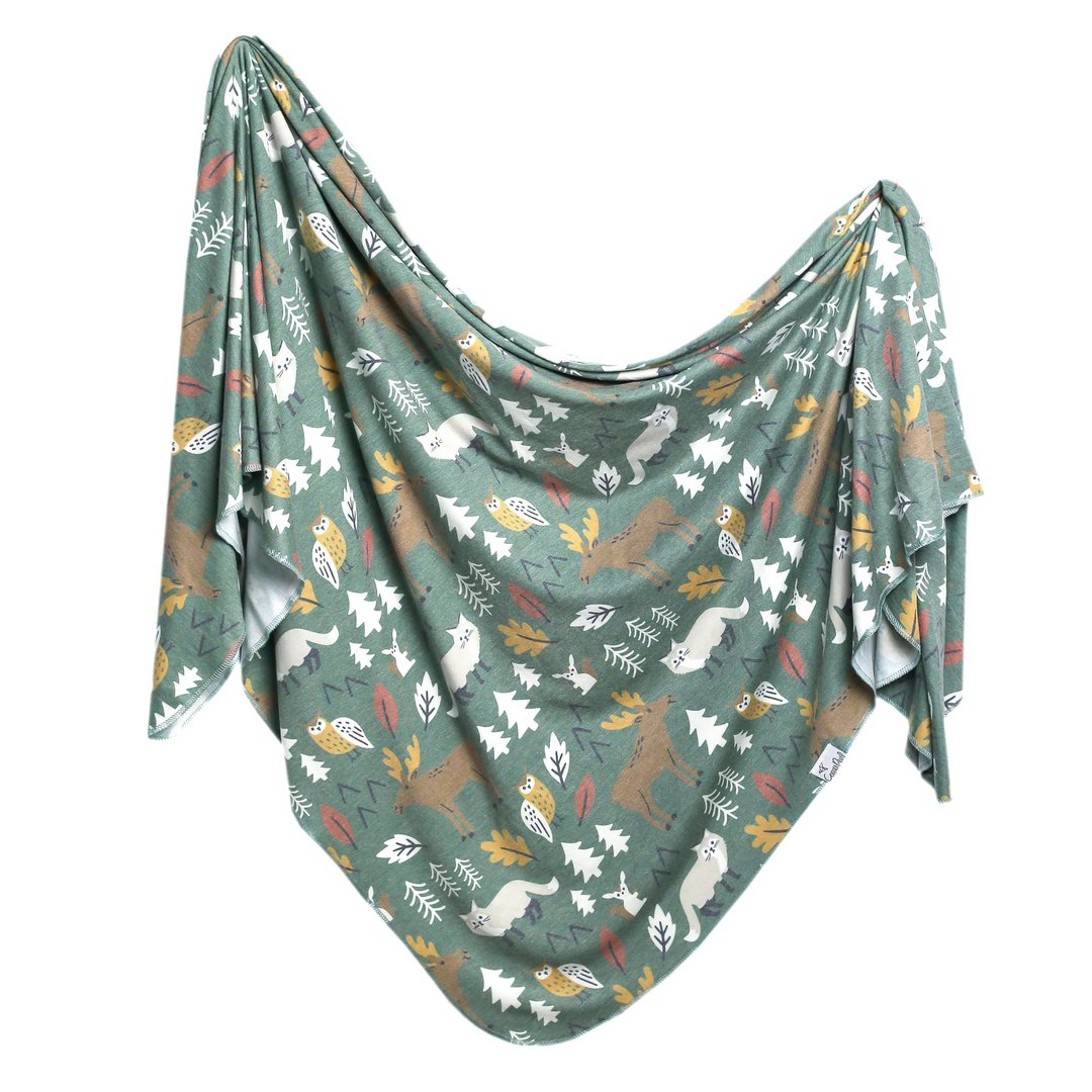Copper Pearl Knit Swaddle Blanket Single | Atwood
