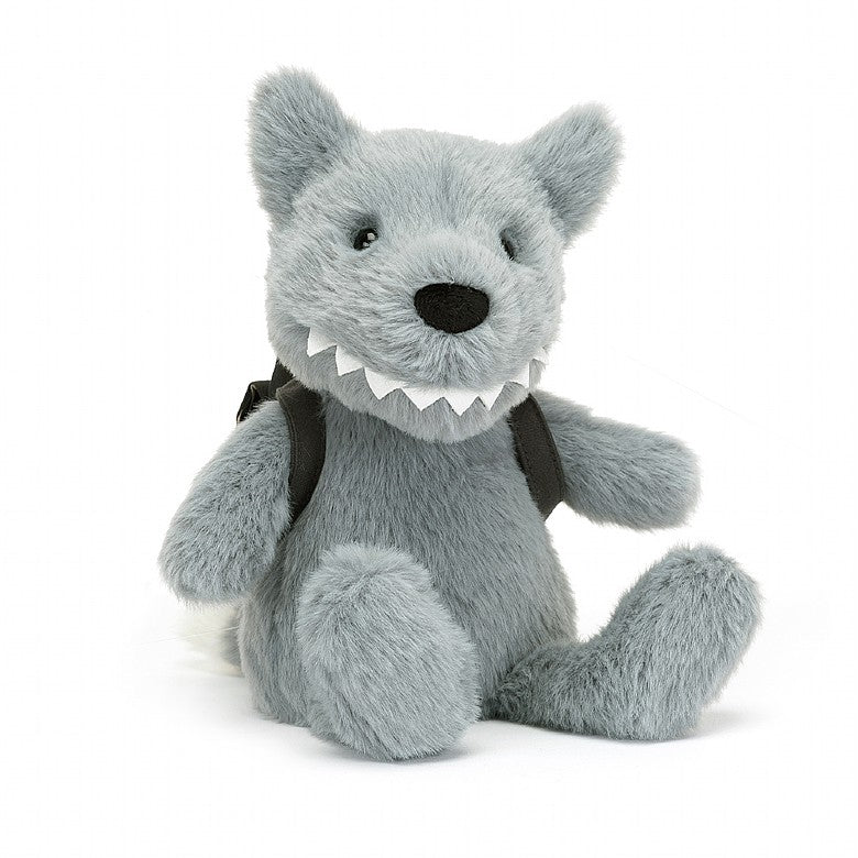 Load image into Gallery viewer, Jellycat Backpack Wolf
