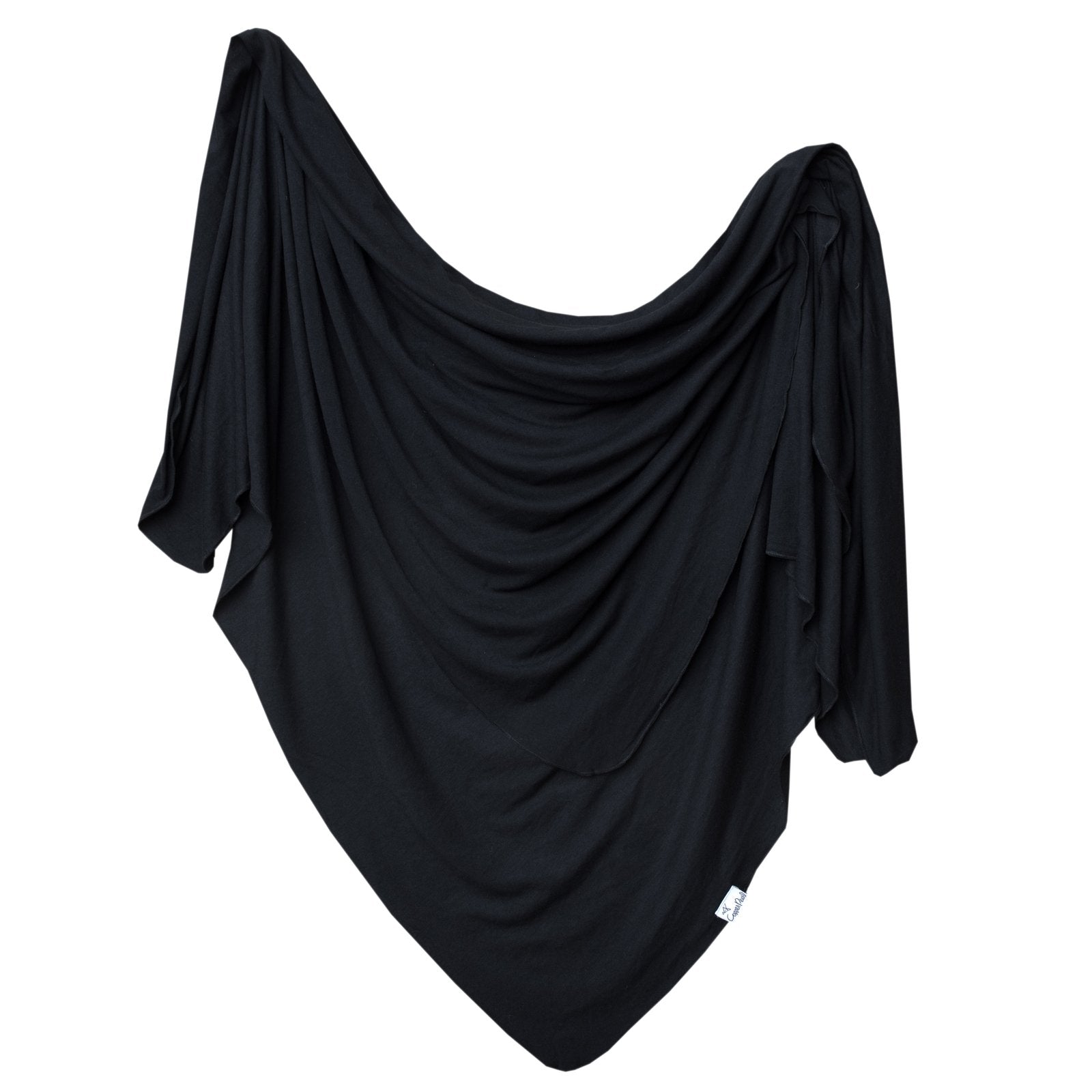 Copper Pearl Knit Swaddle Blanket Single | Midnight