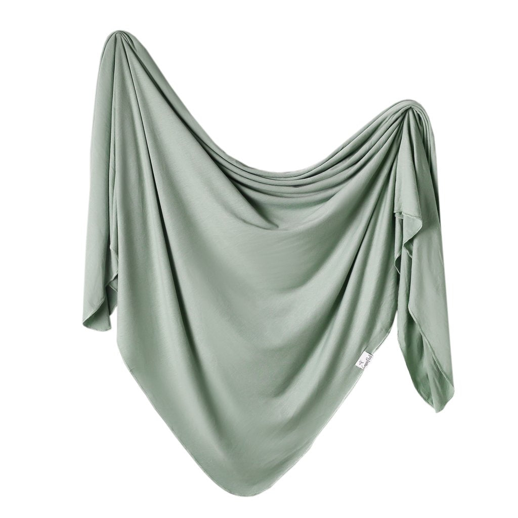 Copper Pearl Knit Swaddle Blanket Single | Briar