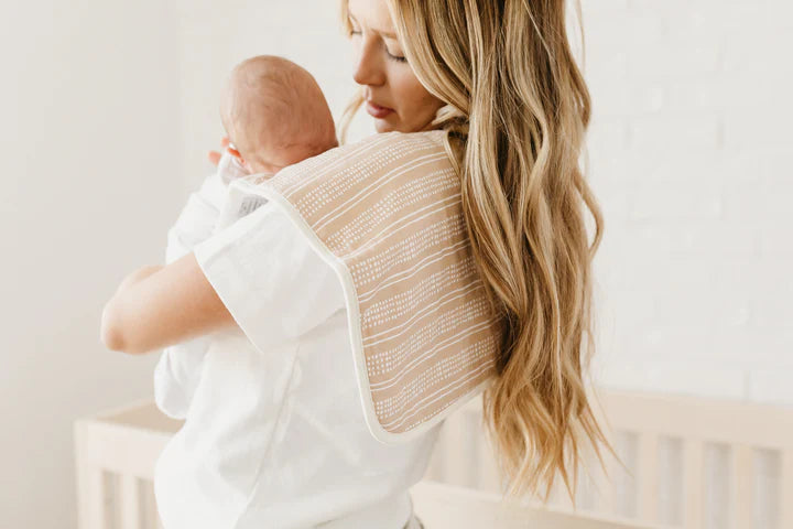Copper Pearl Burp Cloth Set | Peanut