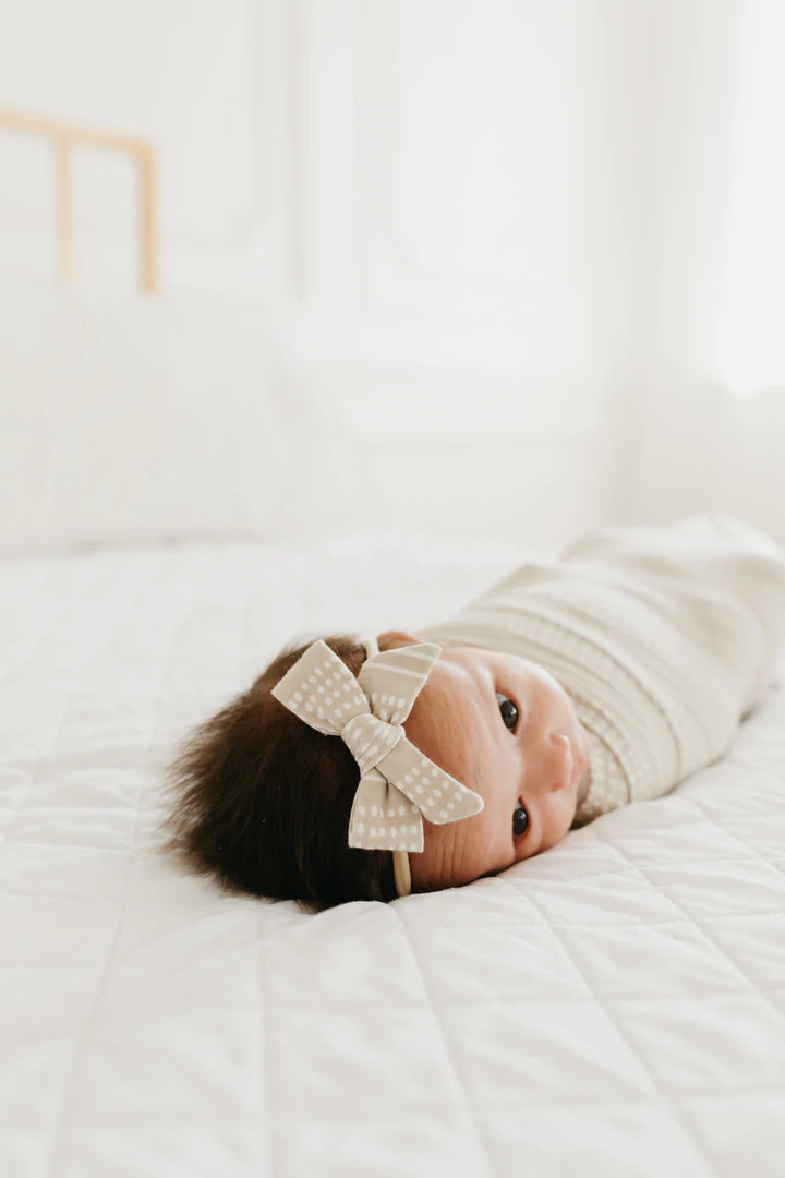 Copper Pearl Classic Nylon Bow | Clay
