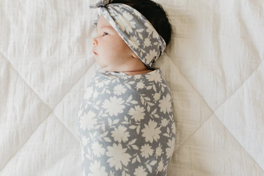 Copper Pearl Knit Swaddle Blanket Single | Lacie