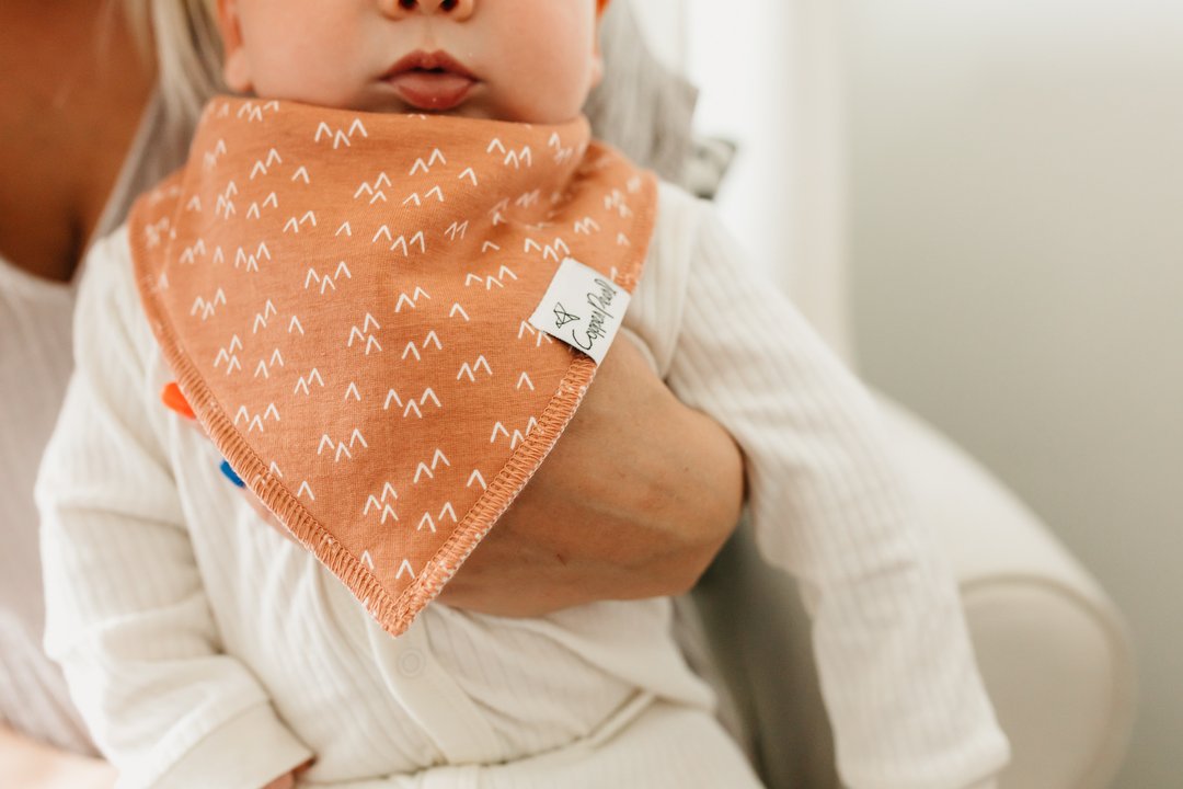 Copper Pearl Bandana Bib Set | Atwood