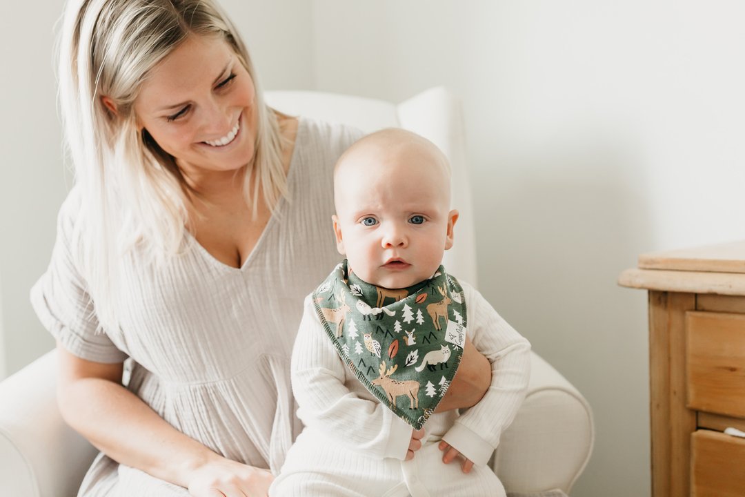 Copper Pearl Bandana Bib Set | Atwood