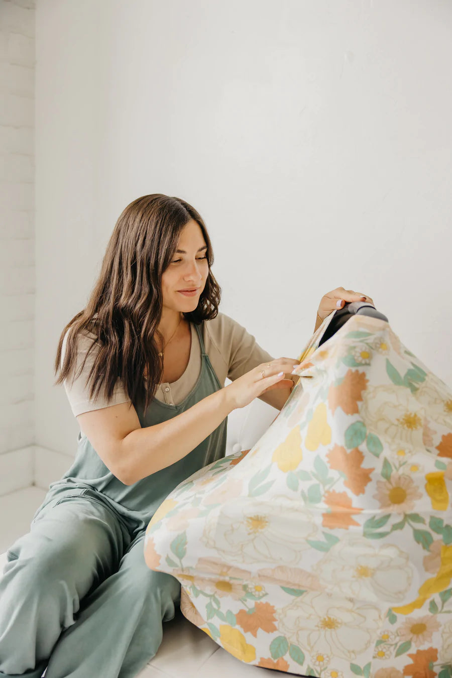 Copper Pearl Multi Use Cover | Rose
