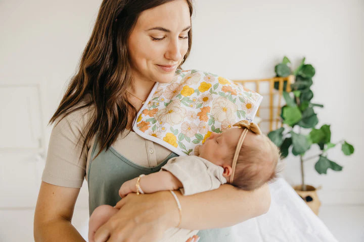 Copper Pearl Burp Cloth Set | Lemon