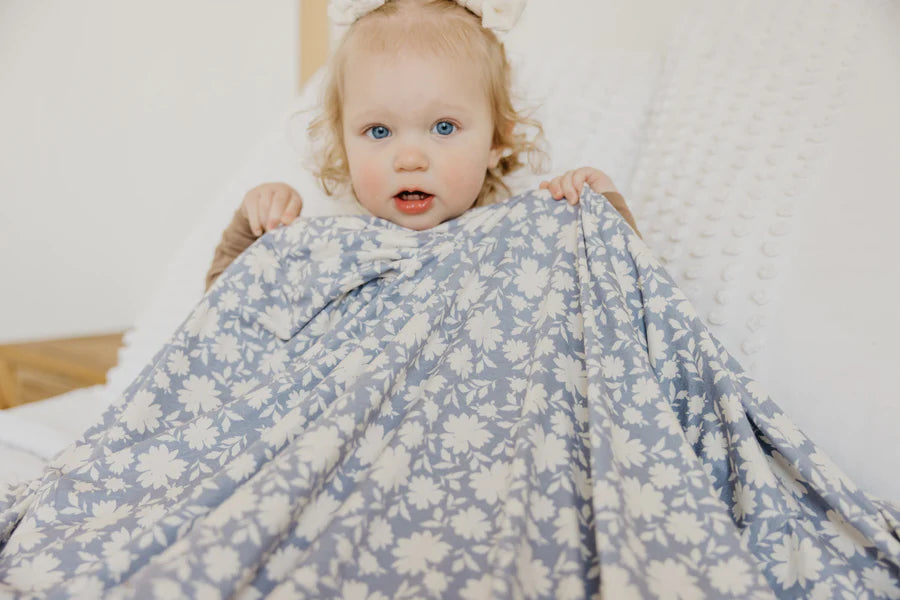 Copper Pearl Knit Swaddle Blanket Single | Lacie