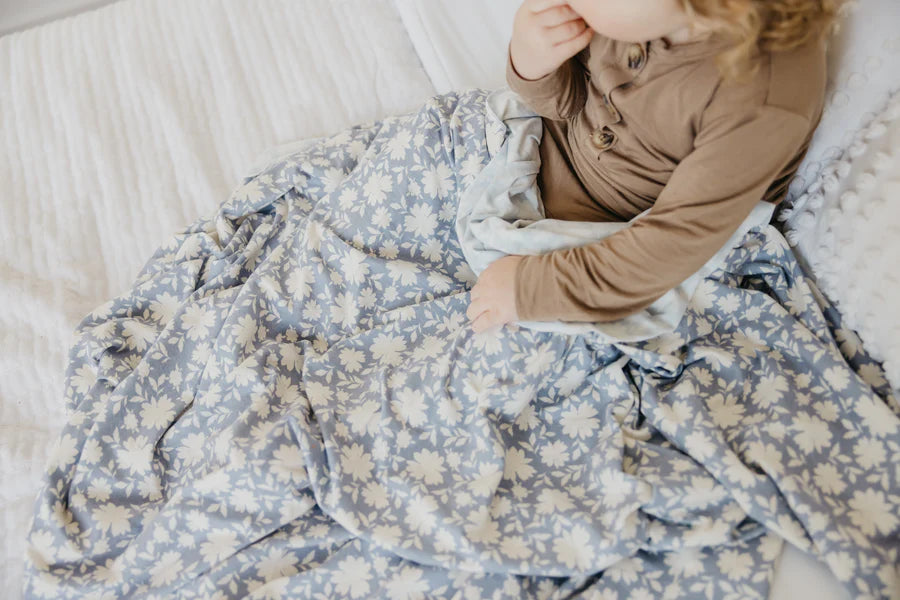 Copper Pearl Knit Swaddle Blanket Single | Lacie
