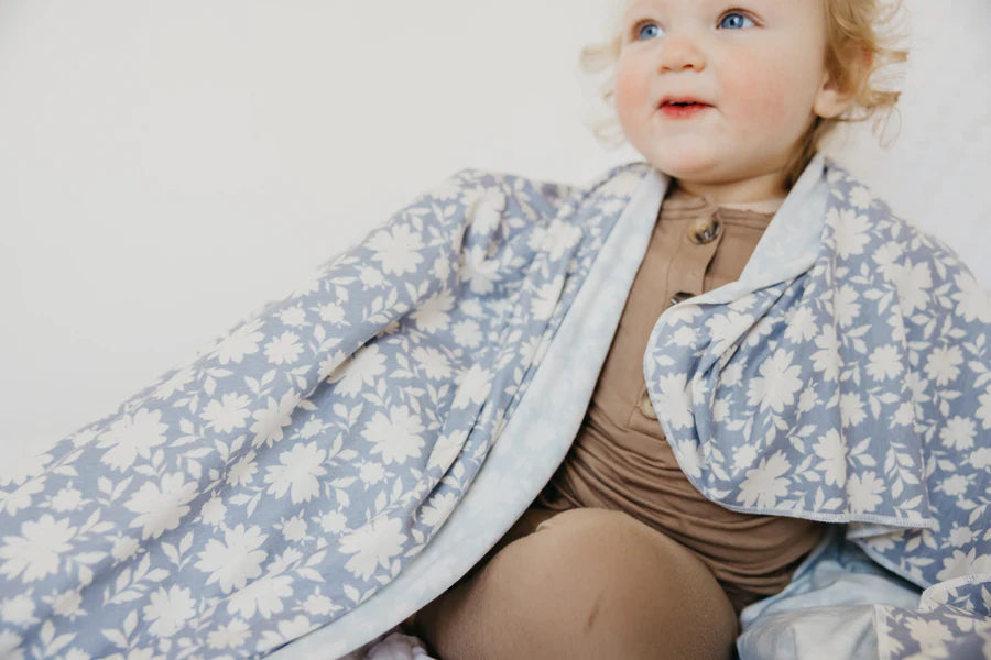 Copper Pearl Knit Swaddle Blanket Single | Lacie