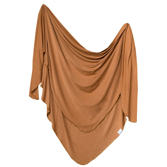 Copper Pearl Swaddle | Camel