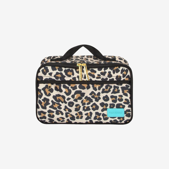 Load image into Gallery viewer, Posh Peanut Lana Leopard Lunch Bag
