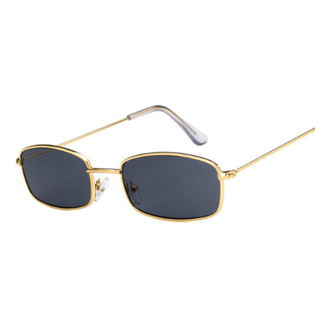 Rectangle Sunglasses | Gold/Grey
