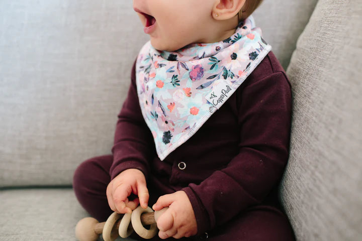 Copper Pearl Bandana Bib Set | Morgan