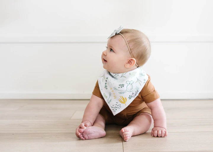 Copper Pearl Bandana Bib Set | Aussie