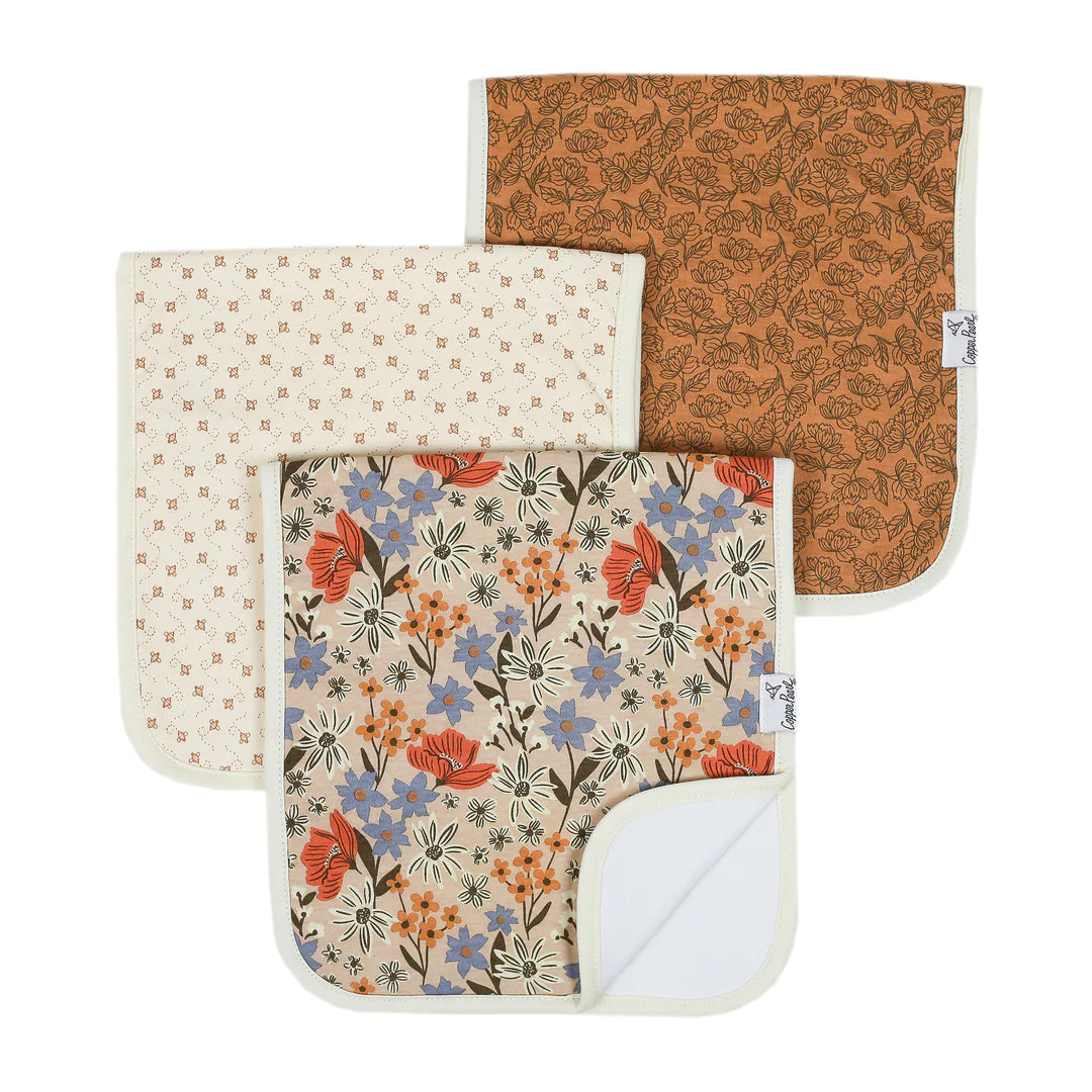 Copper Pearl Burp Cloth Set | Eden
