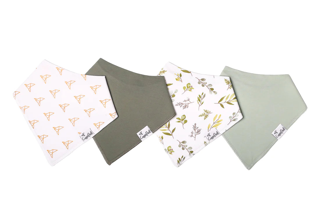 Copper Pearl Bandana Bib Set | Haven
