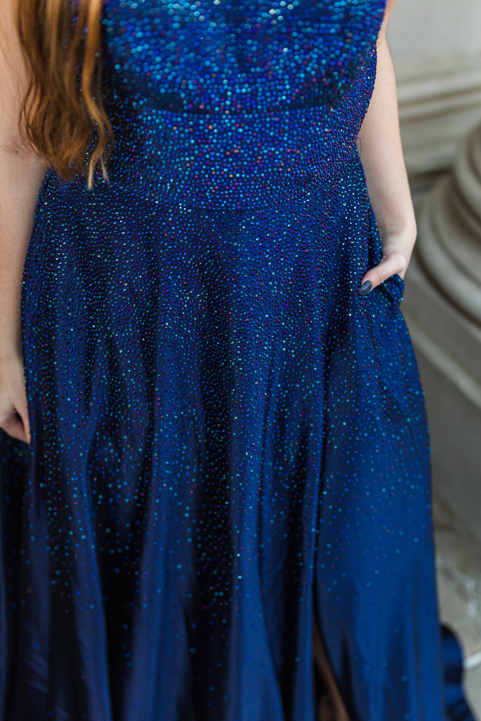Prom Dress 54856 Navy