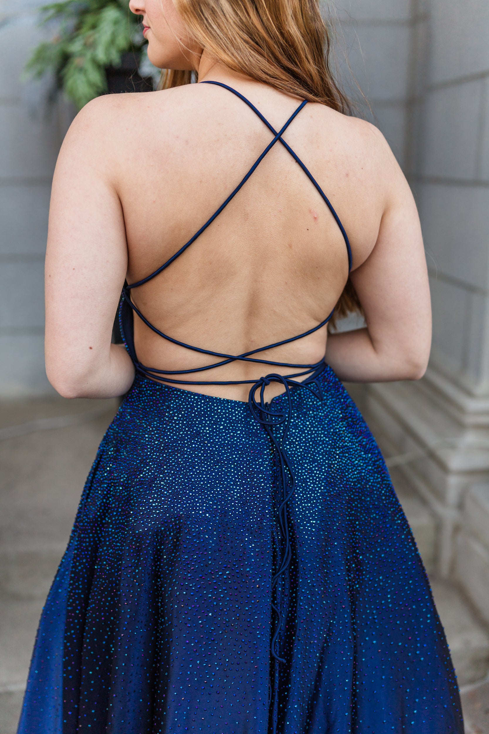 Prom Dress 54856 Navy