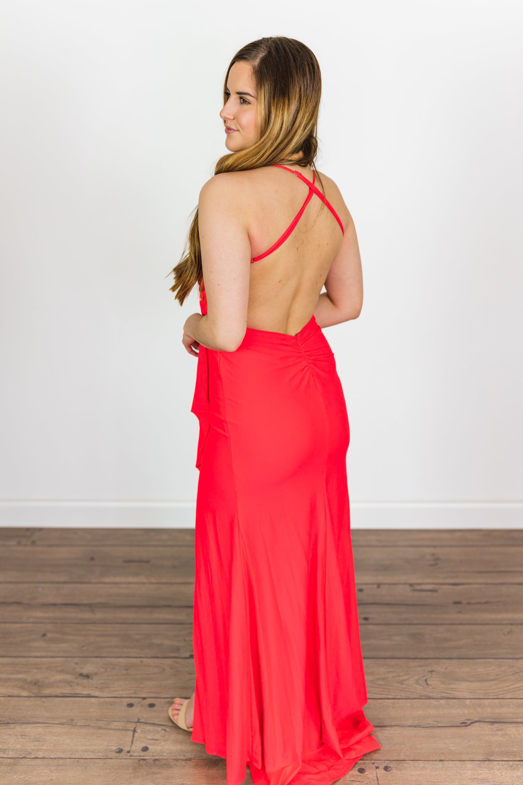 Prom Dress 30457 | Hot Coral