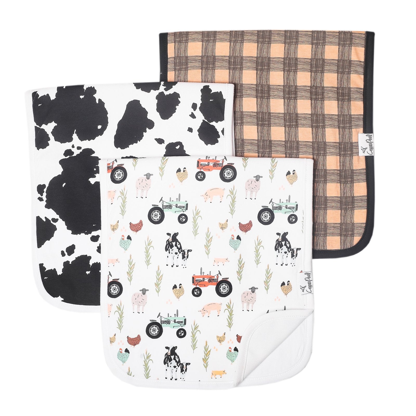 Copper Pearl Burp Cloth Set | Jo