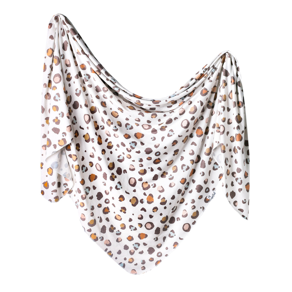 Copper Pearl Knit Swaddle Blanket Single | Millie