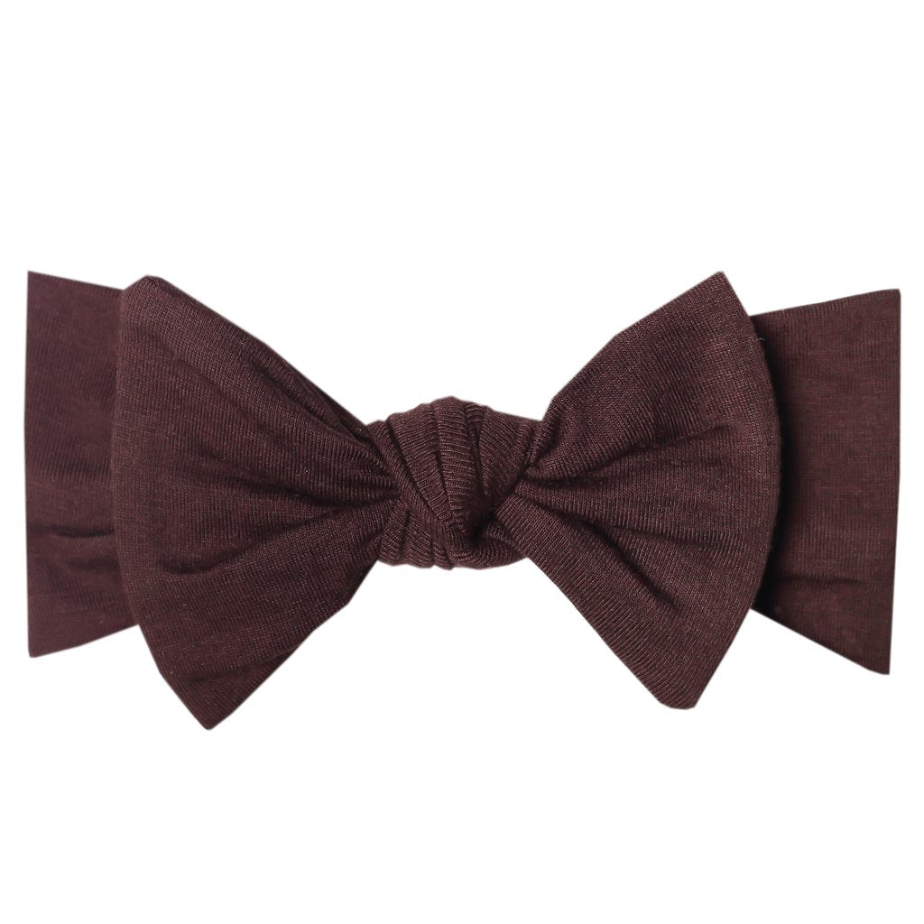 Copper Pearl Knit Headband Bow | Moose